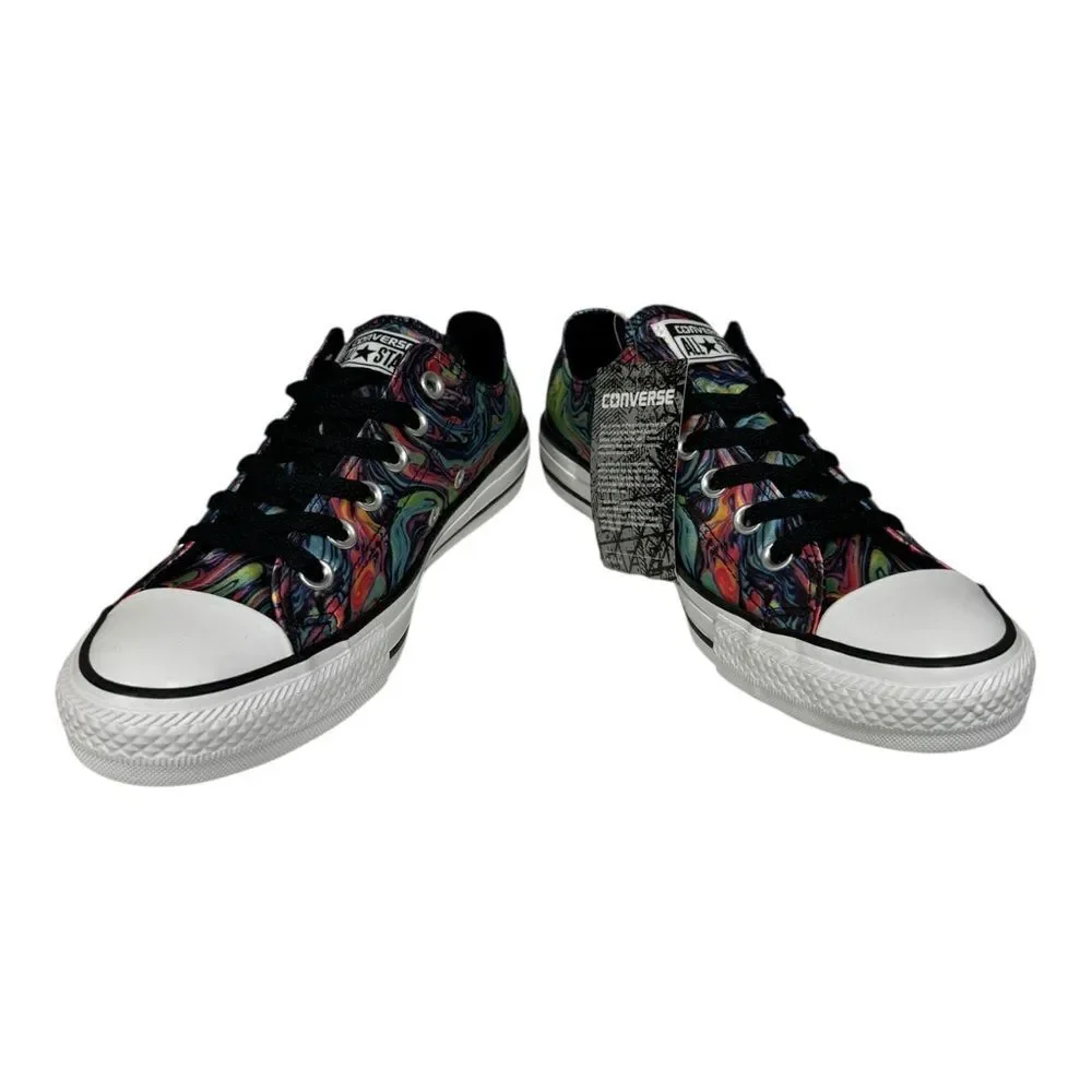 New Converse All Star Ct Ox Satin Swirl Oil Slick 150441C Women Sneakers 7 RARE